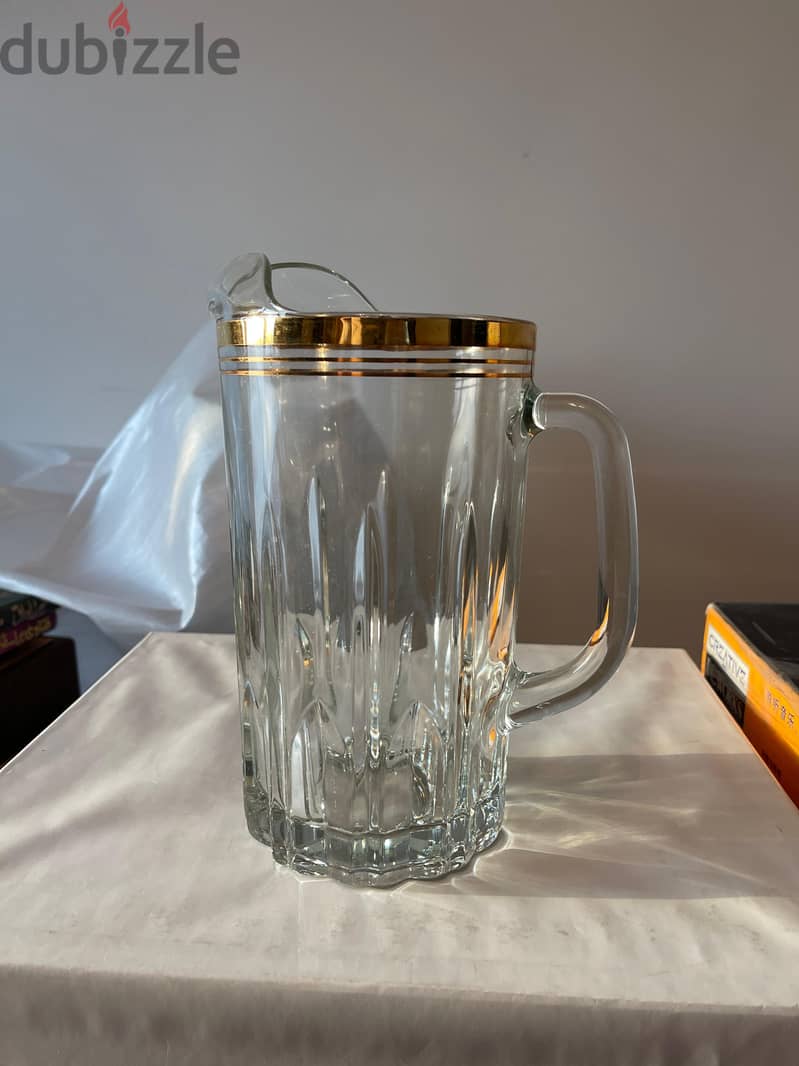 Tumbler/Pitcher/Jug with glasses set 4