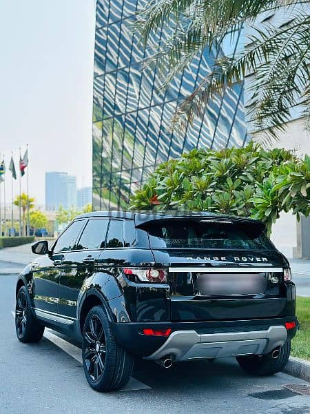 Land Rover Range Rover Evoque 2015 model. fully automatic 8