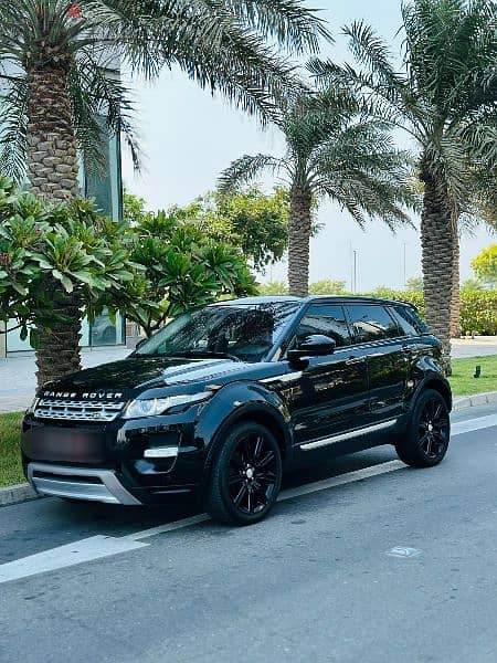 Land Rover Range Rover Evoque 2015 model. fully automatic 12