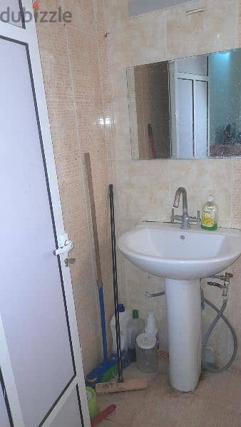 2bhk flat, 1room for rent,bathroom attached,ac,cupboard 1