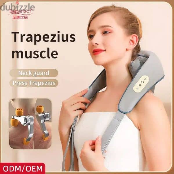 100% Orignal Neck Massager Neck, Shoulder, Waist, Leg, Relax Massager 1