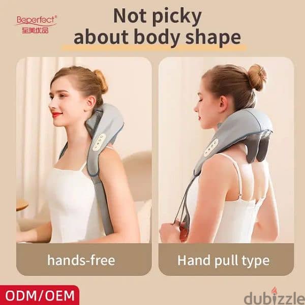 100% Orignal Neck Massager Neck, Shoulder, Waist, Leg, Relax Massager 3