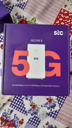 BRAND NEW BOX PACK STC 5G CPE 5 wifi 6 plus for sale