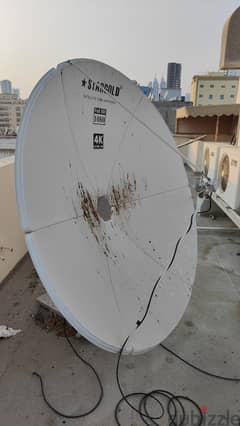 Satellite dish and Receiver full HD 0