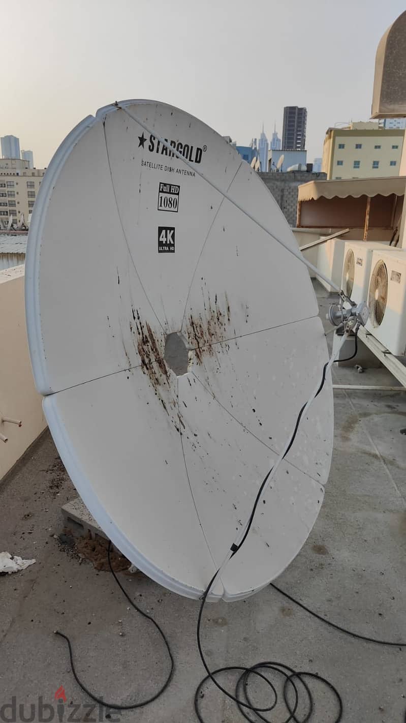 Satellite dish and Receiver full HD 1