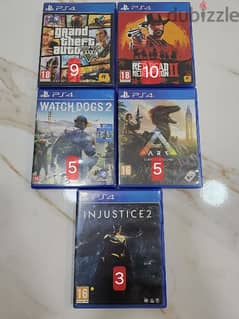 PS4 games CDs