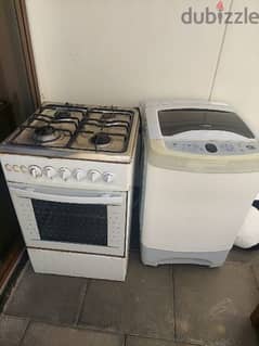 oven working good + washing machine has problem 0