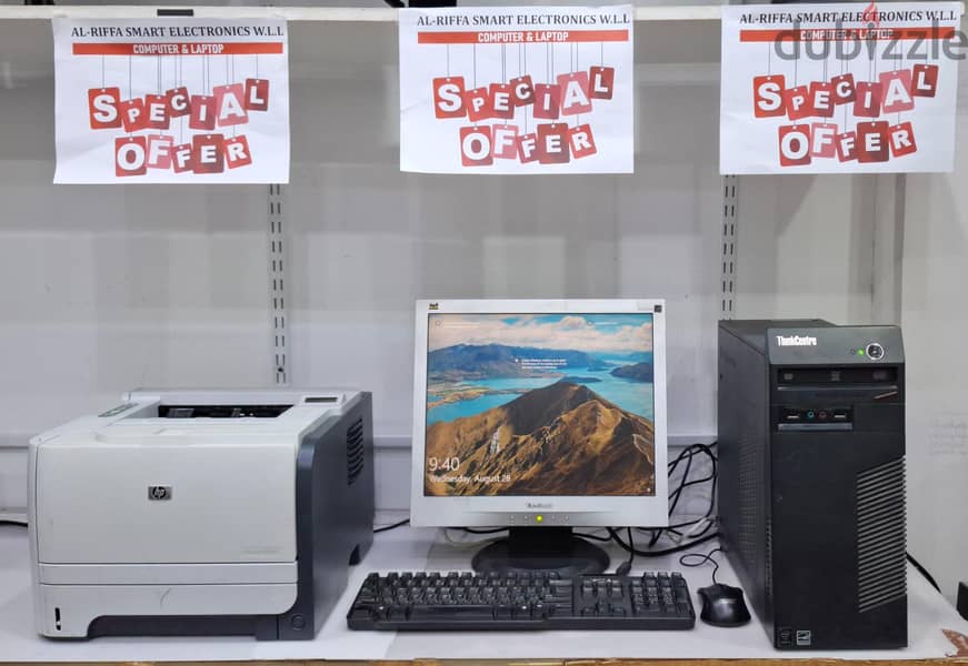 Back to School Offer LENOVO i5 Computer with Monitor+HP Laser Printer 0