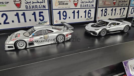 1/18 Mercedes-Benz AMG ONE Silver Diecast Model by NZG Dealer Edition