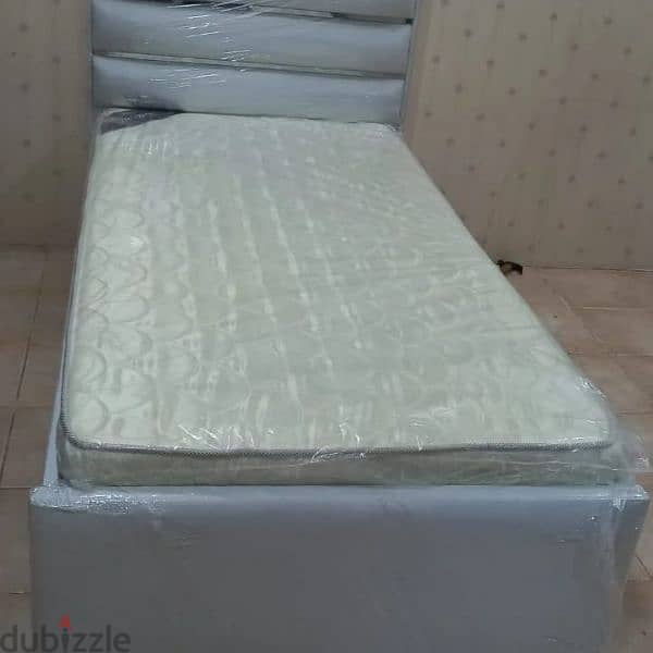 New Fabricated Bed only 65 Bhd with mattress 39591722 1