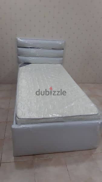 New Fabricated Bed only 65 Bhd with mattress 39591722 5