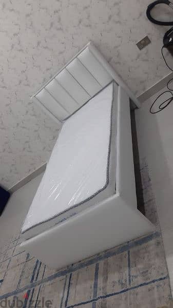 New Fabricated Bed only 65 Bhd with mattress 39591722 8