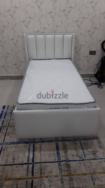 New Fabricated Bed only 65 Bhd with mattress 39591722 9