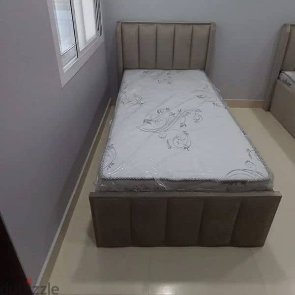 New Fabricated Bed only 65 Bhd with mattress 39591722 10