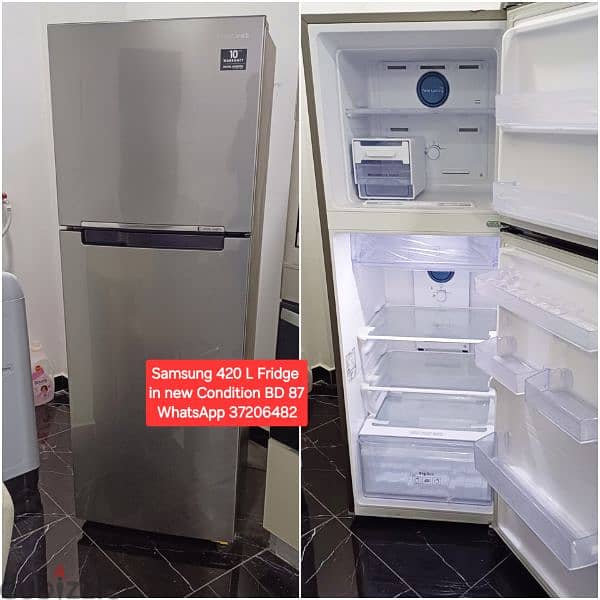 420 L inverter Fridge and other items for sale with Delivery 0