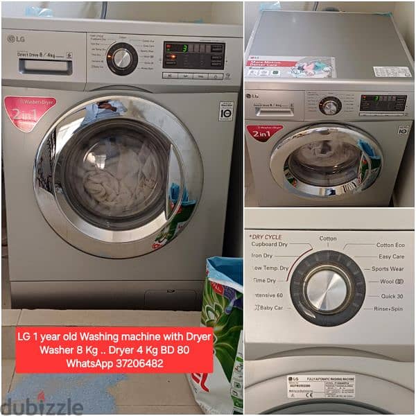 TCL 8kg semi automatic washing machine and other items for sale 10