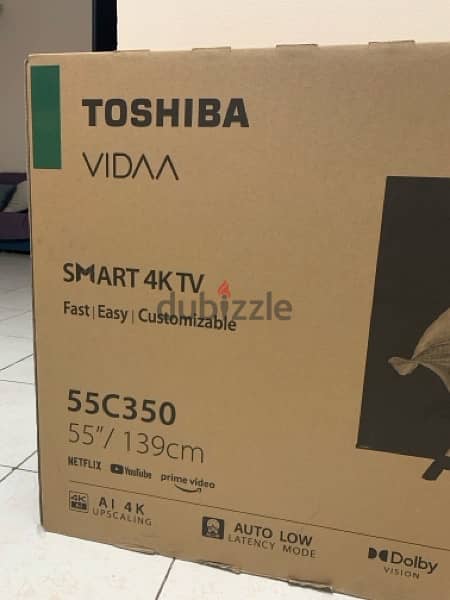 Toshiba 55 inches 4K Smart UHD LED TV, 55C350LW 2