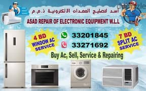 I have window AC split AC for sale service and repairing 0