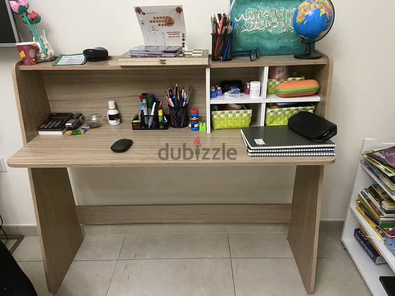 Study table with book shelf 0