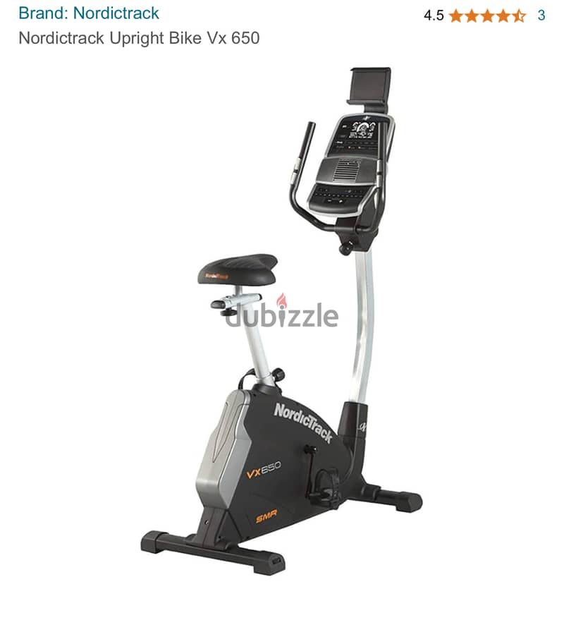 Nordic Track exercise bike vc650 0