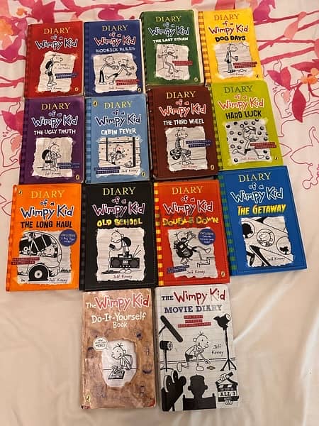 diary of a wimpy kid book set for sale 1