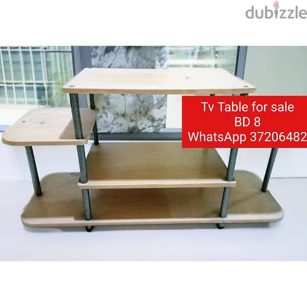 Single bed with mattress and other items for sale with Delivery 12