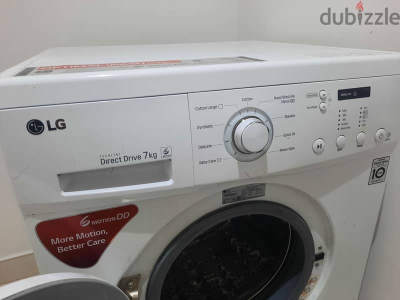 For sale LG washing machine 7 KG in Great condition 1