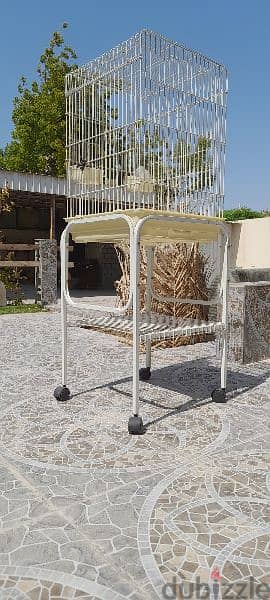 Birds cage with trolley stand 15bhd 2