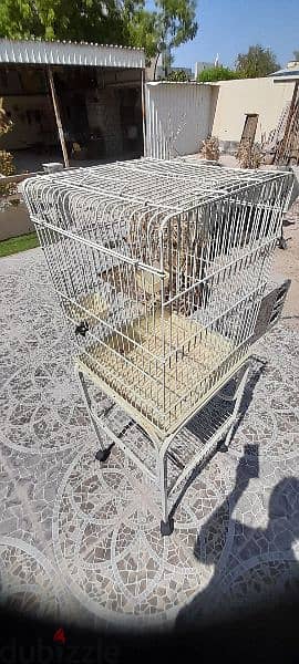 Birds cage with trolley stand 15bhd 3