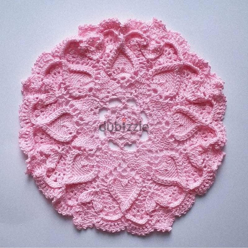 Crochet Baby Pink Mandala 0