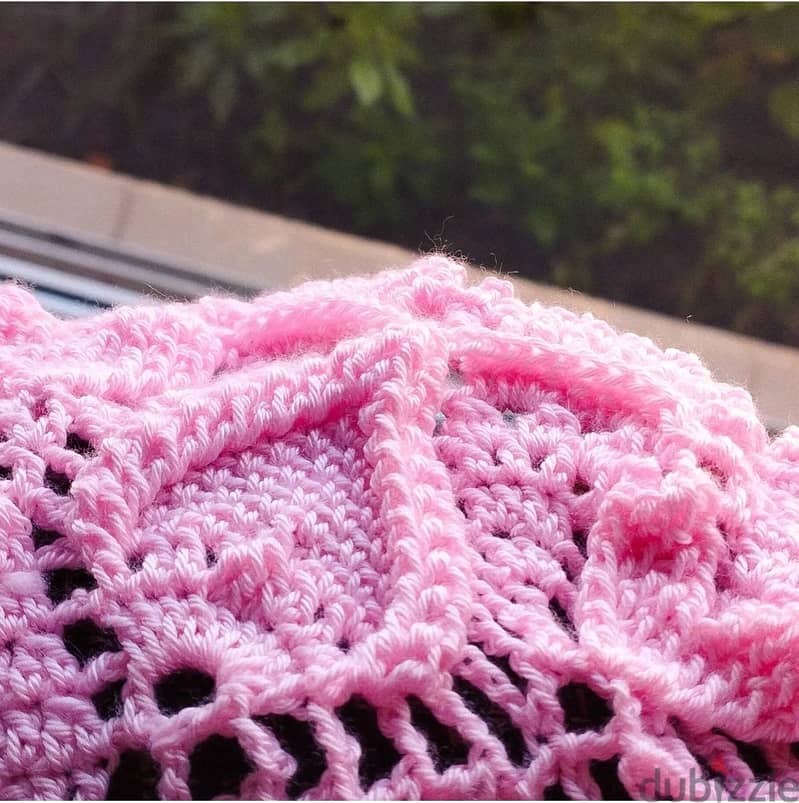 Crochet Baby Pink Mandala 1