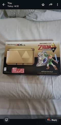 slightly used Zelda edition 3ds Xl hacked. Bd 180 0