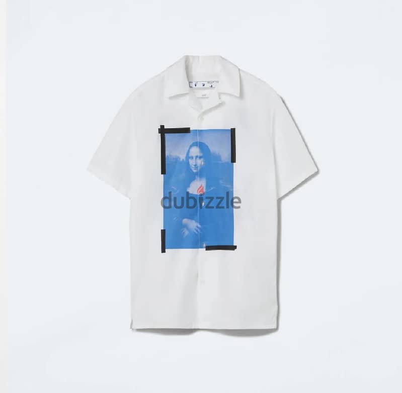 Off-white shirt | limited edition | Monalisa white 0