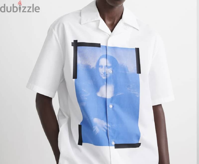 Off-white shirt | limited edition | Monalisa white 1