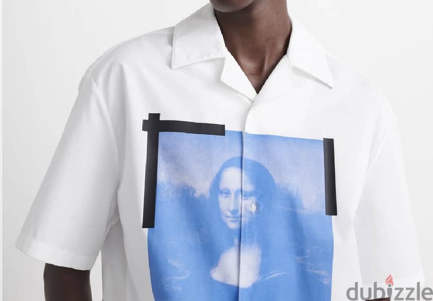 Off-white shirt | limited edition | Monalisa white 4