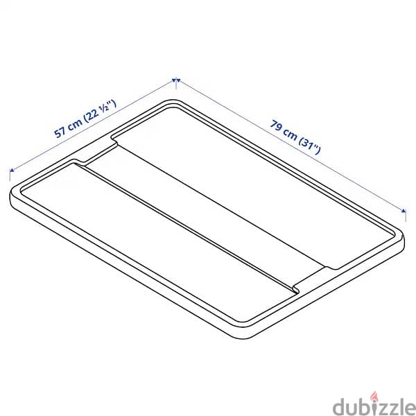 SAMLA Box with lid, transparent, 79x57x43 cm/130 l 3