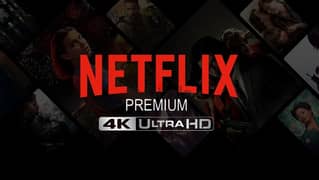 Netflix Premium 4k/FHD Available Monthly & Yearly