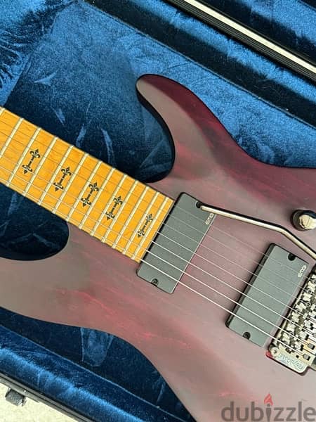 schecter 7 string guitar Jeff loomis edition 4