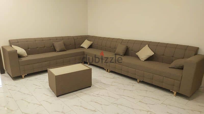 Offer Fabricate new sofa 85 bhd only 39591722 7