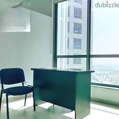 Get your Commercial office in Fakhroo tower for 105bd monthly. call no 0