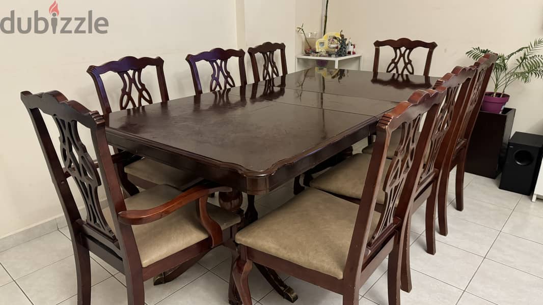 9 Seater Sofa & 8 Seater Dining Table 8