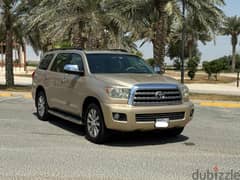 Toyota Sequoia limited 2015 beige 0