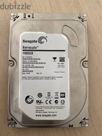 1 TB Hard Disk