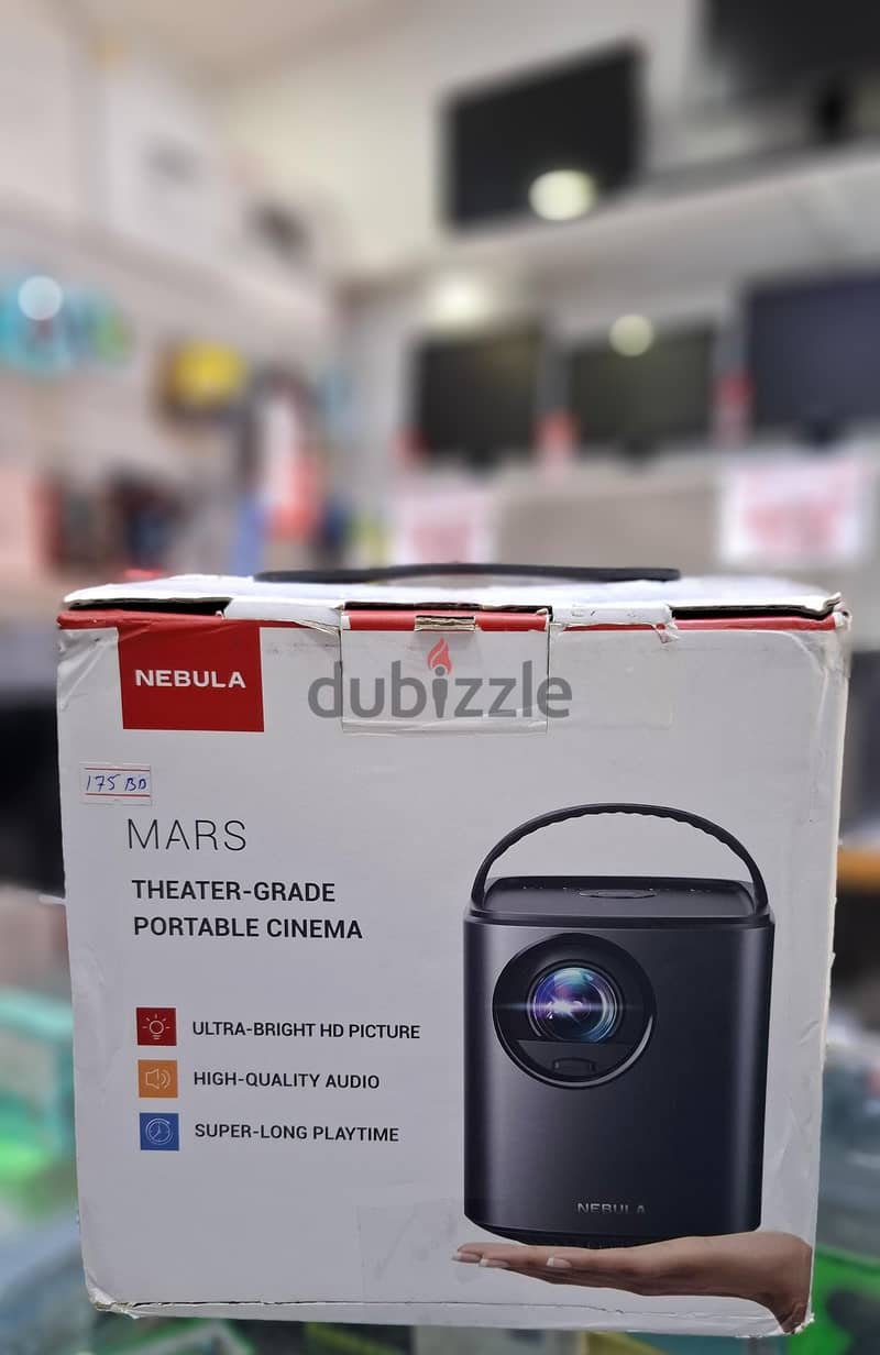 NEBULA Smart 4K Projector Portable Watch Anywhere Builtin Dolby Speakr 1