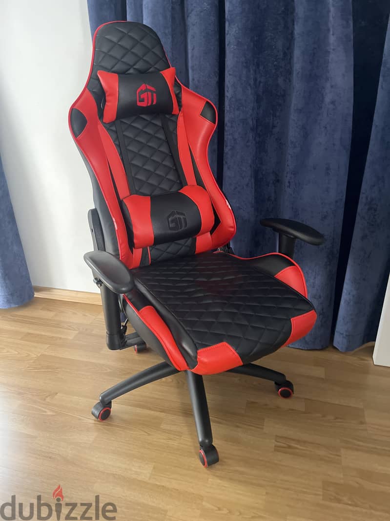 Gaming Chair Red & Black 4