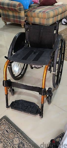 Progeo Yoga wheelchair Rigid+foldable 1