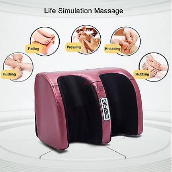 Electric Foot Massager Kneading Deep Tissue Relax Heated&Relief Foot 1