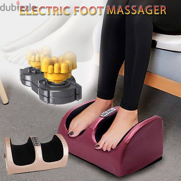 Electric Foot Massager Kneading Deep Tissue Relax Heated&Relief Foot 3