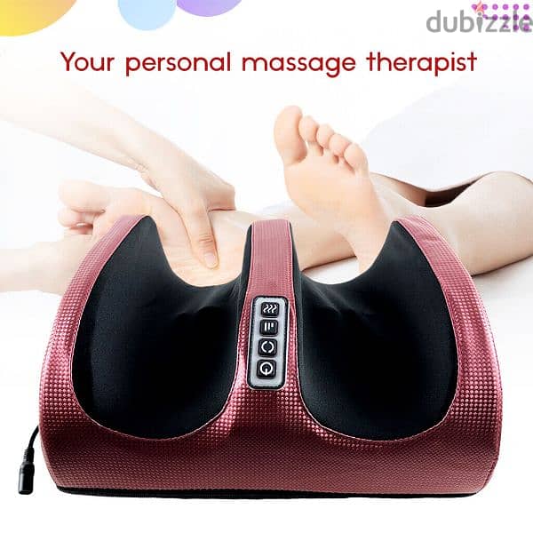 Electric Foot Massager Kneading Deep Tissue Relax Heated&Relief Foot 4