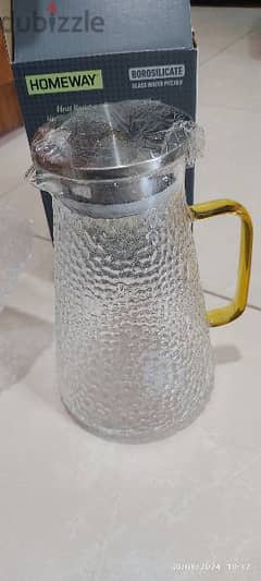 Glass water pitcher 0